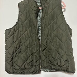 Maurices Quilted Khaki Vest